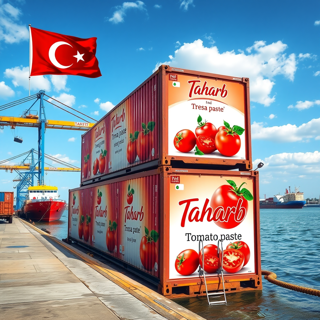 برند طاها عرضه کننده رب گوجه صادراتی با بهترین شرایط